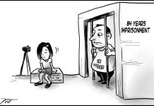 Editorial cartoon for August 27, 2019
