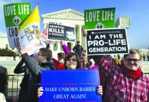 US abortion rate drop to record low Anti-abortion activists protest outside of the U.S. Supreme Court, during the March for Life in Washington this Jan. 18, 2019 photo. AP