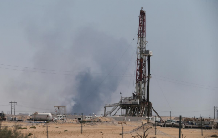Aramco facility Smoke is seen following a fire at Aramco facility in the eastern city of Abqaiq, Saudi Arabia, Sept. 14. REUTERS