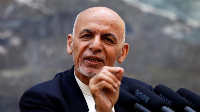 Ashraf Ghani Afghan presidential candidate Ashraf Ghani speaks during the first day of the presidential election campaign in Kabul, Afghanistan, July 28, 2019. REUTERS FILE PHOTO