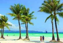 Compliant Boracay resorts reach 374 Tourists are seen in the front beach of Boracay Island in Malay, Aklan. The Department of Tourism says 95 percent of establishments in the famed-island resort are now fully compliant with its regulations. CONTRIBUTED PHOTO