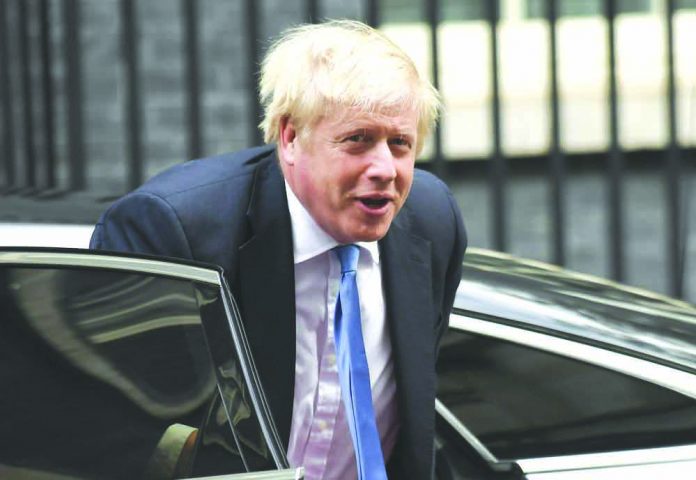 Boris Johnson Britain's Prime Minster Boris Johnson arrives at 10 Downing Street, in London, Wednesday, Sept. 25, 2019. AP