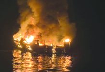 25 dead in California boat fire The boat was totally engulfed in flames as crews tried to reach those onboard. EPA