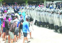 Bacolod, NegOcc cops showcase anti-riot skills The Civil Disturbance Management (CDM) contingent of Bacolod City Police Office responds to a simulated protest scenario during the 2nd Regional CDM Competition held at the Negros Occidental Police Provincial Office grounds in Bacolod City on Sept. 3. The competition, held in three phases, tested the operational readiness of the CDM units. PNA/PN