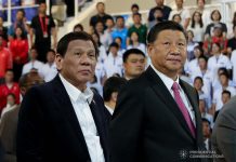 President Rodrigo Roa Duterte witnesses the program proper during the opening ceremony of the FIBA Basketball World Cup 2019 at the National Aquatics Center in Beijing, People’s Republic of China on August 30, 2019. PCOO