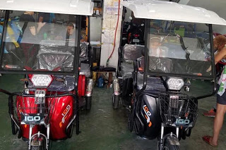 E bike Cong. Carlito Marquez of the 1st District of Aklan is mulling to regulate e-bikes operating like tricycles picking up passengers on main roads. AKEAN FORUM