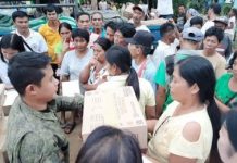Hundreds of residents of two remote villages in Escalante City, Negros Occidental receive assistance from the Philippine Army and the city government. PHOTO COURTESY OF 79IB, PHILIPPINE ARMY
