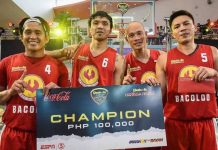 Fyr Fyter Bacolod, the champion of the Chooks-to-Go Pilipinas 3x3 Magiting Cup.