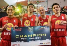 Fyr Fyter Bacolod, the champion of the Chooks-to-Go Pilipinas 3x3 Magiting Cup.