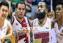 George Isaac Go, Christian Standhardinger, Stanley Pringle, and Ferdinand “Thirdy” Ravena III. SPIN.PH PHOTO