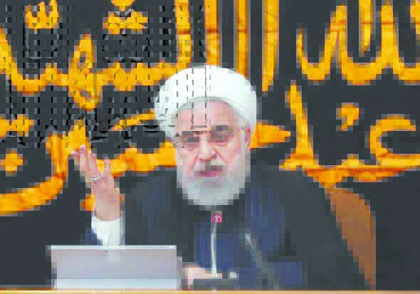 Hassan Rouhani Iranian President Hassan Rouhani speaks during the cabinet meeting in Tehran, Iran, Sept. 4, 2019. REUTERS