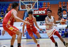 James Canlas top-scored with 20 points in San Beda University Red Lions’ victory over the San Sebastian College Stags in the NCAA Season 95 men’s basketball. TIEBREAKER TIMES PHOTO