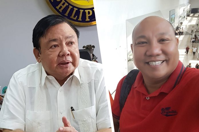 Mayor Jerry Treñas (left) and Joe Mari Esteral