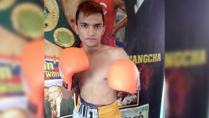 Boxer John Michael Zulueta of Negros Occidental is parading an unblemished 10-0-2 win-loss-draw card, including three stoppage wins.