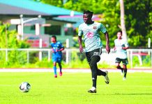 Jordan Mintah is seeing action this Sept. 22 and 25, 2019 at the Iloilo Sports Complex in Kaya Futbol Club-Iloilo’s game with the Philippine Air Force. KAYA ILOILO PHOTO