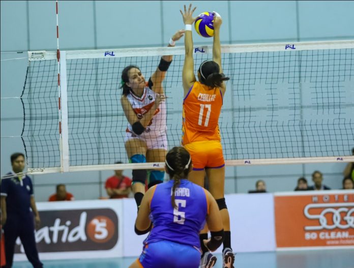 Jovelyn Gonzaga (left) returns to the national squad after missing the entire 2018 season due to an ACL tear in her knee. PSL PHOTO