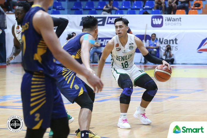 College of St. Benilde Blazers’ Justin Gutang tallied 14 points and eight rebounds in their victory over the Jose Rizal University Heavy Bombers. TIEBREAKER TIMES PHOTO