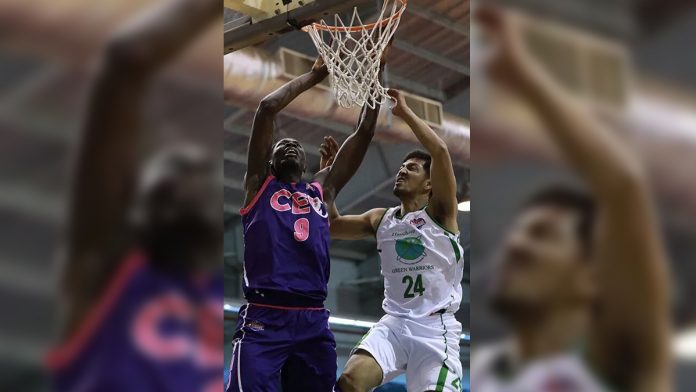 Maodo Malick Diouf Maodo Malick Diouf (left) finished with 19 points, 21 rebounds and seven. PBA PHOTO