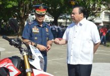Mayor Jerry Treñas directs Iloilo City Police Office director Police Colonel Martin Defensor Jr. to sustain the favorable peace and order situation in the metropolis.