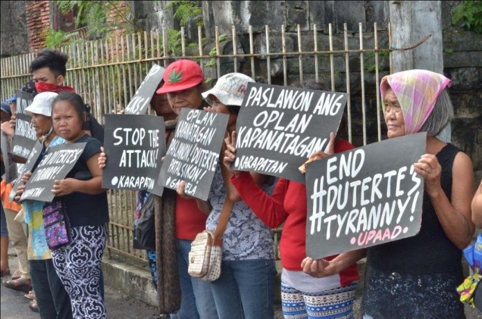National Day of Mourning Activists in Iloilo City protest during the recent National Day of Mourning – a call for a stop to the killings in Negros Island and elsewhere in the country. According to the human rights group Karapatan, of the 87 reported killings in Negros since 2016, 55 were confirmed to have been perpetrated by State forces. IAN PAUL CORDERO/PN