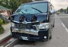 Senior citizen dies, niece injured in Jaro road crash Heavy damage can be seen on the front portion of this vehicle that hit two persons in Barangay Balantang, Jaro, Iloilo City on Sept. 24. PHOTO COURTESY OF FRANCIS BASCO