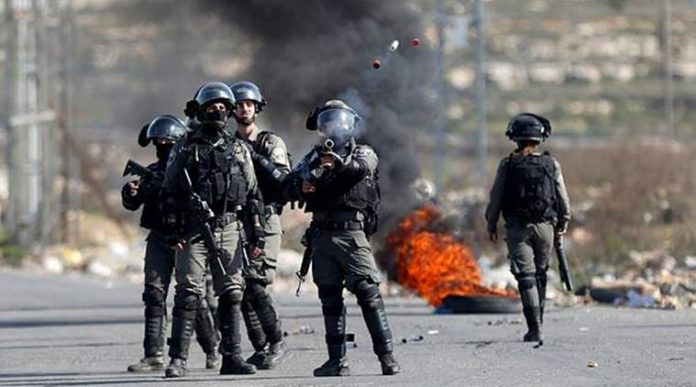 Palestinian teen A Palestinian teen was shot by Israeli forces while demonstrating against Israel’s decades-long occupation of Palestinian territories near a fence between the Gaza Strip and Israel on Sept. 6, 2019. MIDDLE EAST MONITOR