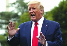 Trump says Taliban peace talks now ‘dead’ President Donald Trump speaks to members of the media on the South Lawn of the White House in Washington, Monday, Sept. 9, 2019, before boarding Marine One for a short trip to Andrews Air Force Base, Md., and then on to North Carolina. AP