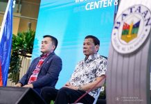 Duterte to lead decommissioning of ex-RPA cadres in Capiz today President Rodrigo Roa Duterte witnesses the program proper during the inauguration of the Bataan Government Center and Business Hub “The Bunker” in Balanga City, Bataan on September 12, 2019. With the President is Senator Christopher "Bong" Go. PRESIDENTIAL PHOTO