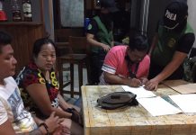 Couple nabbed in Bacolod drug bust Agents of the Philippine Drug Enforcement Agency conduct an inventory of the suspected shabu seized from couple Randy and Duckin Hamantoc. PDEA-6