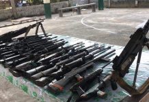 Former rebels turnover firearms to Cadiz cops The Tabara-Paduano Group of the Rebolusyonaryong Partido ng Manggagawa ng Pilipinas or the Revolutionary Proletarian Army-Alex Boncayao Brigade turns over at least 200 firearms, explosives and ammunition to authorities in the different parts of Negros Occidental on Sept. 8. This is in compliance with President Rodrigo Duterte’s directive to end local communist armed conflicts and insurgencies in the province. CADIZ CITY POLICE STATION/BOMBO RADYO BACOLOD