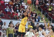 Rhenz Abando played a pivotal role in the University of Santo Tomas Growling Tigers’ victory over National University Bulldogs. ABS CBN SPORTS PHOTO