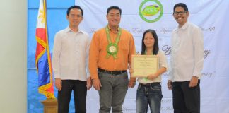 The Philippine Drug Enforcement Agency (PDEA) in Western Visayas bestowed a plaque of appreciation to Panay News Defense beat reporter Ruby Silubrico on PDEA's 17th anniversary on Monday, Sept. 2 at Jubilee Hall, City Proper, Iloilo City. IAN PAUL CORDERO