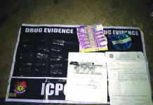16 sachets ‘shabu’ seized Police seized these sachets suspected shabu and marked money from “high-value” target Russel Ajeto. IAN PAUL CORDERO/PN