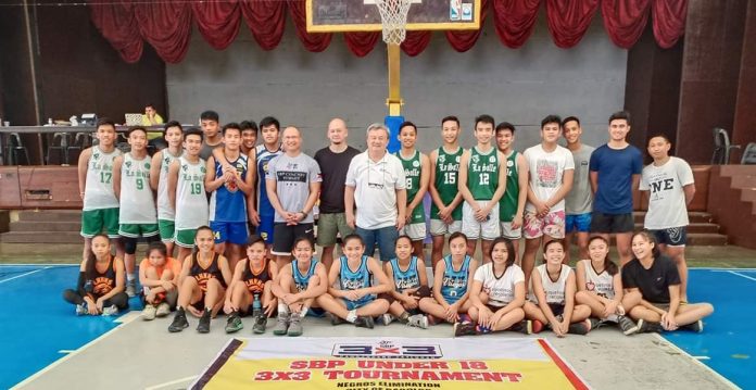 The qualified teams from Negros Occidental/Bacolod for the SBP 3x3 Basketball. PHOTO BY UNO-RECOLETOS GIRLS BASKETBALL PLUS