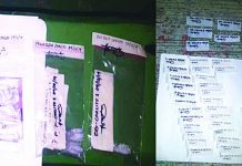 ‘Drug peddler’ busted in Boracay Police recovered these sachets of suspected shabu in a buy-bust operation in Boracay Island, Malay, Aklan on Sept. 13. MALAY POLICE STATION
