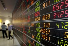 Stocks, peso end strong as US posts 2-yr low inflation The main stocks gauge rose 1.10 percent, or 86.85 points, to 7,979.66 points and the Philippine peso traded between 52.18 and 52.04, bringing the average to 52.129 Friday last week. BANGKOK POST