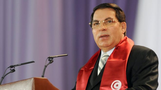 Zine el-Abidine Ben Ali Tunisia’s former president Zine el-Abidine Ben Ali, 83, passes away on Thursday. GETTY IMAGES
