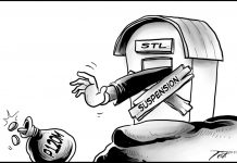Editorial cartoon for September 12, 2019