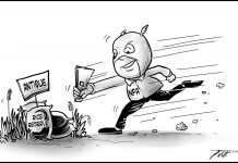 Editorial cartoon for September 15, 2019