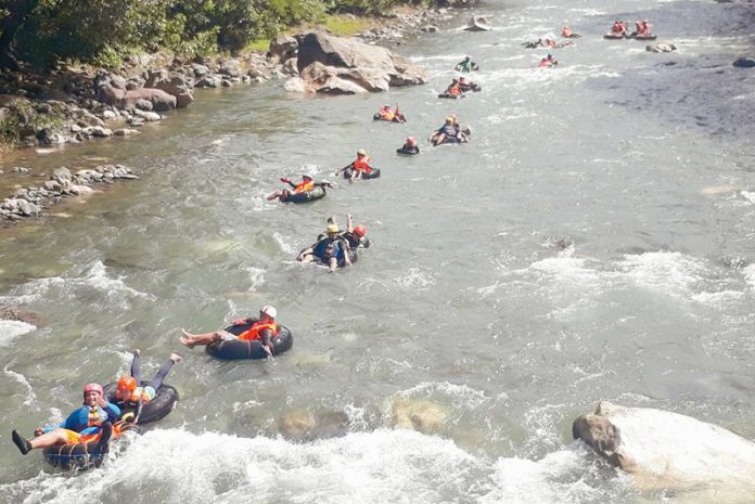 Antique to host 2nd National Extreme River Tubing Race Participants ride inner tubes down the Tibiao River during the first National Extreme River Tubing Race. PHILSTAR