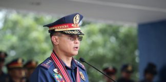 Philippine National Police (PNP) officer-in-charge Lieutenant General Archie Francisco Gamboa. PNP