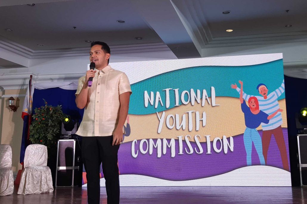 Asec. Paul Pangilinan gave a talk on what the National Youth Commission is all about.