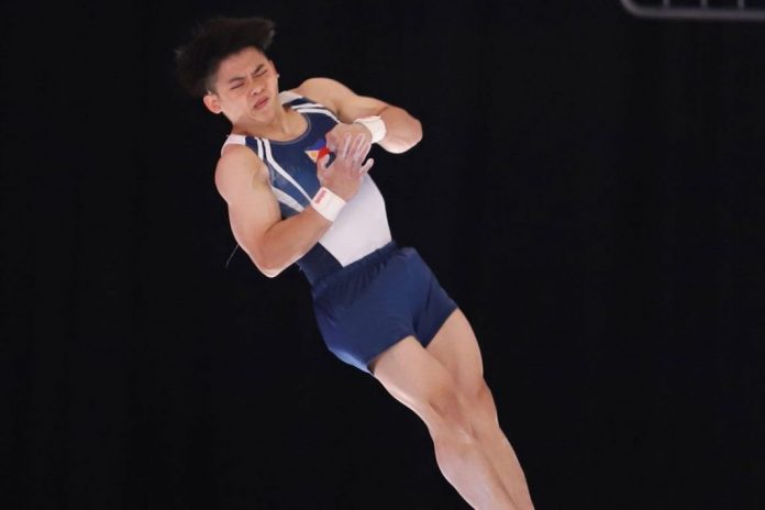Gymnast Carlos Yulo will see action in the 2020 Tokyo Olympics. He qualified after reaching the finals of the 49th FIG Artistic Gymnastics World Championships in Germany. TIEBREAKER TIMES PHOTO