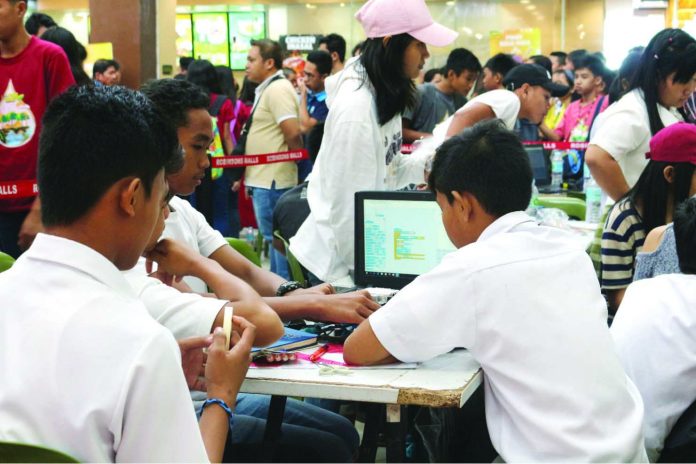 DOST Robotics Students learn how to create robots through workshop as part of the celebration of the Regional Science and Technology Week. JRAGABIOTA