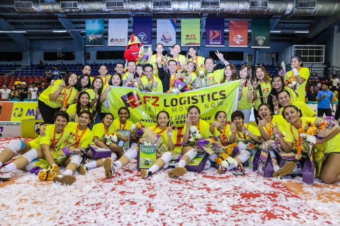 F2 Logistics Cargo Movers F2 Logistics Cargo Movers remains the Philippine Superliga Invitational champion. PSL PHOTO