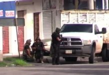 Fighting erupts as El Chapo’s son goes free Armed men were seen in several areas of Culiacán, Mexico on Thursday. AFP/GETTY IMAGES