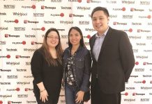 Upgrade the quality of your life with Fujidenzo (From left) Whirlpool Home Appliances marketing manager Joy Catiis-Cruz, Panay News vice president for finance Daneli Salonga and Fujidenzo marketing director Adrian Jasper Sioco.