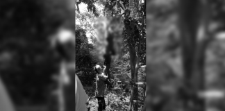 The lifeless body of 38-year-old Arnaldo Estoesta of Barangay Jovellar, Igbaras, Iloilo. JOAN JOAN EGDANE