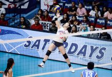 Jessica Galanza posts 21 points in Creamline Cool Smashers’s win over Philippine Air Force Lady Jet Spikers. Sports Vision Photo