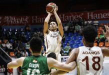Kim Aurin posted a career-best 29 points in the University of Perpetual Help Altas’ victory over the College of St. Benilde Blazers in NCAA Season 95 men’s basketball. ABS CBN SPORTS PHOTO